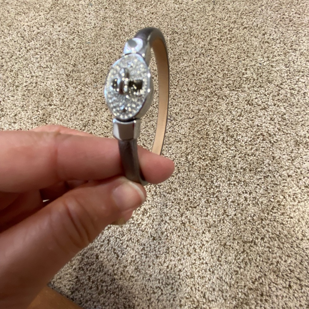 Fossil grey bangle bracelet